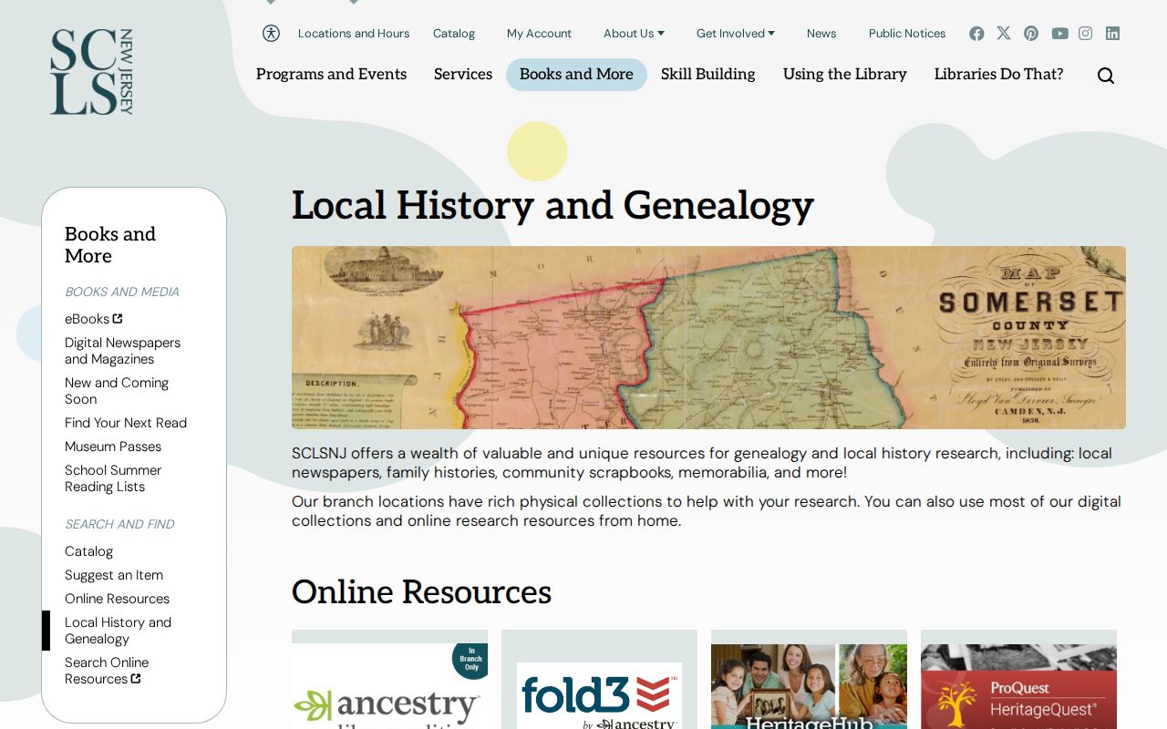 Montgomery Township city directory research at the Somerset County Library local-history collection